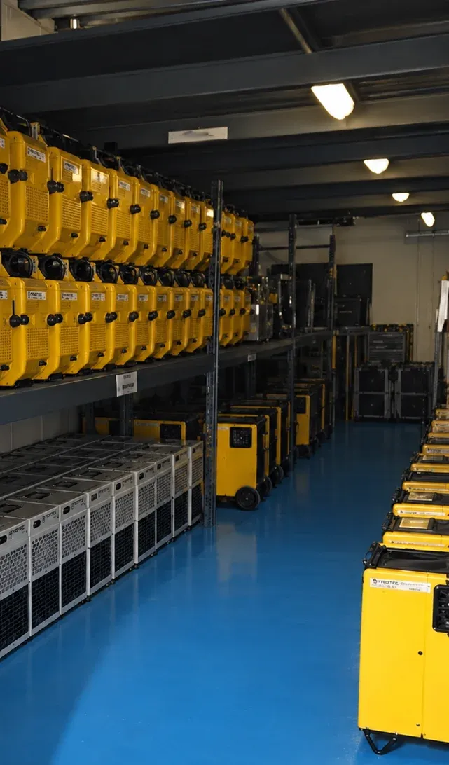 Zone logistique de préparation Pick & Drop express au dépôt ZI de la Vallière
